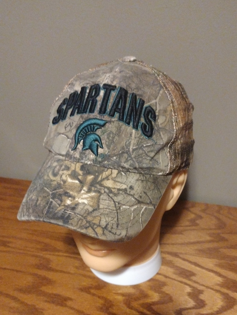 MSU Spartans Camo Cap Adult